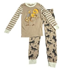 Daughter Queen Pajamas Western Cowboy Horse Print Long Sleeve Cotton, Kids 6